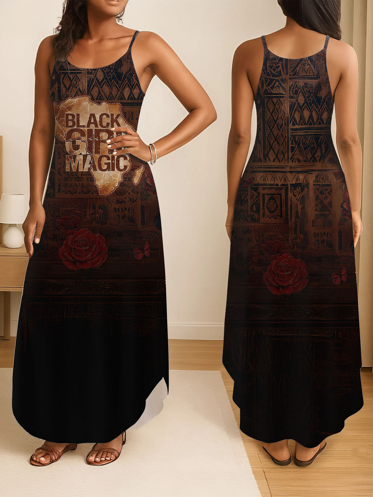 Black Girl Magic Maxi Dress