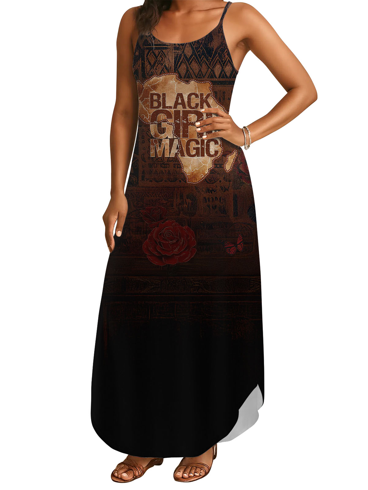 Black Girl Magic Maxi Dress