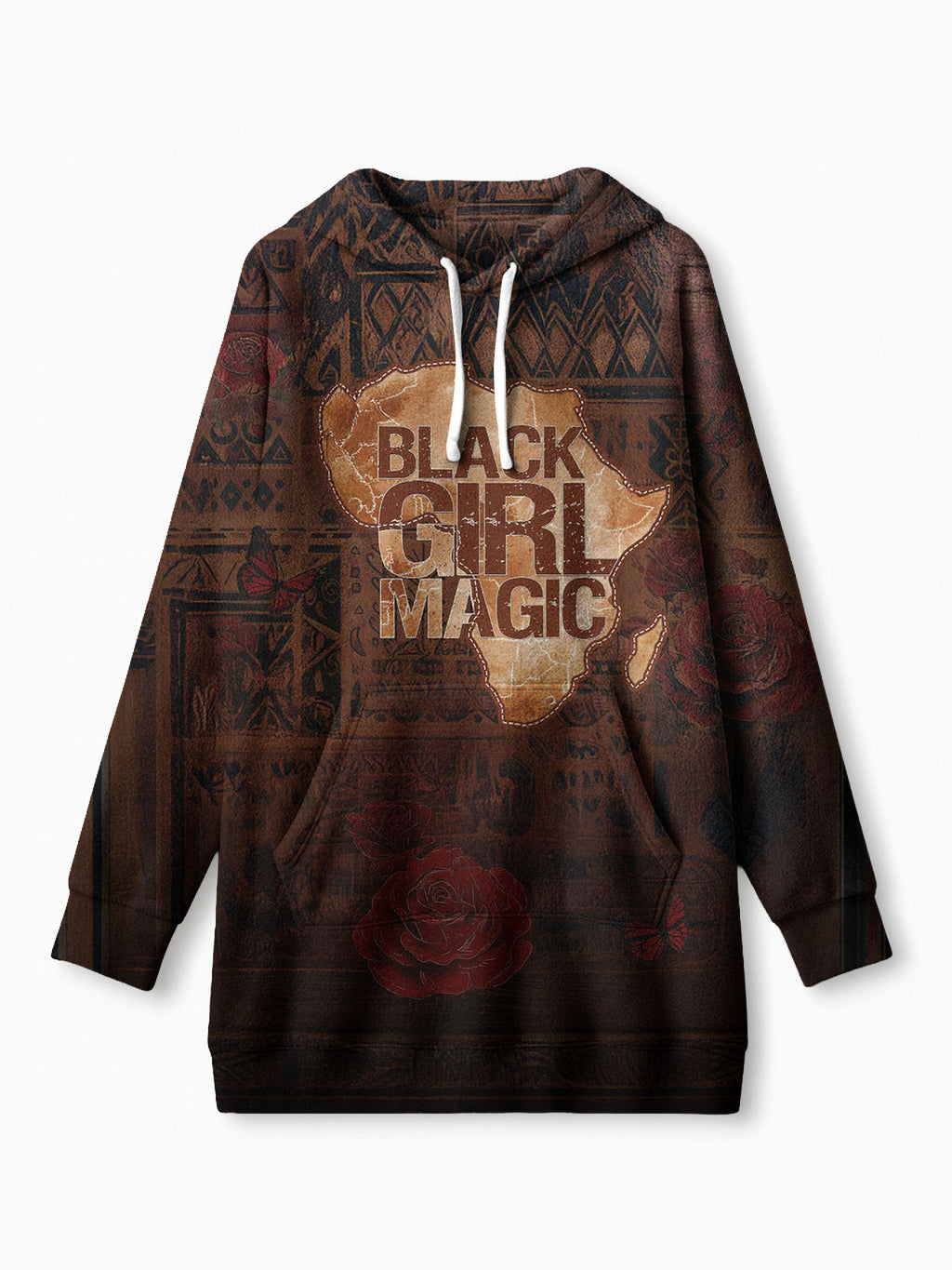 Black Girl Magic Blanket Hoodie