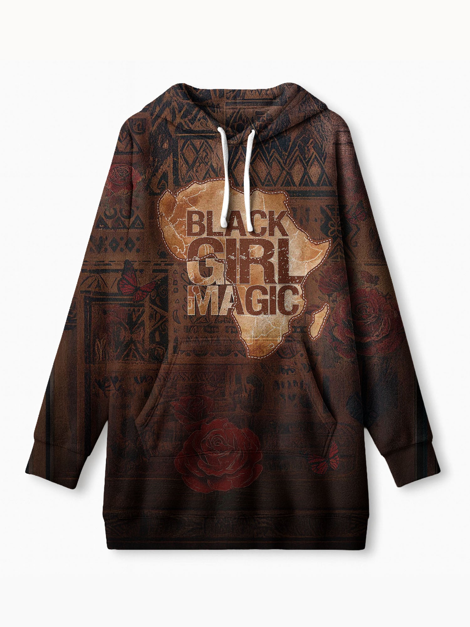 Black Girl Magic Blanket Hoodie