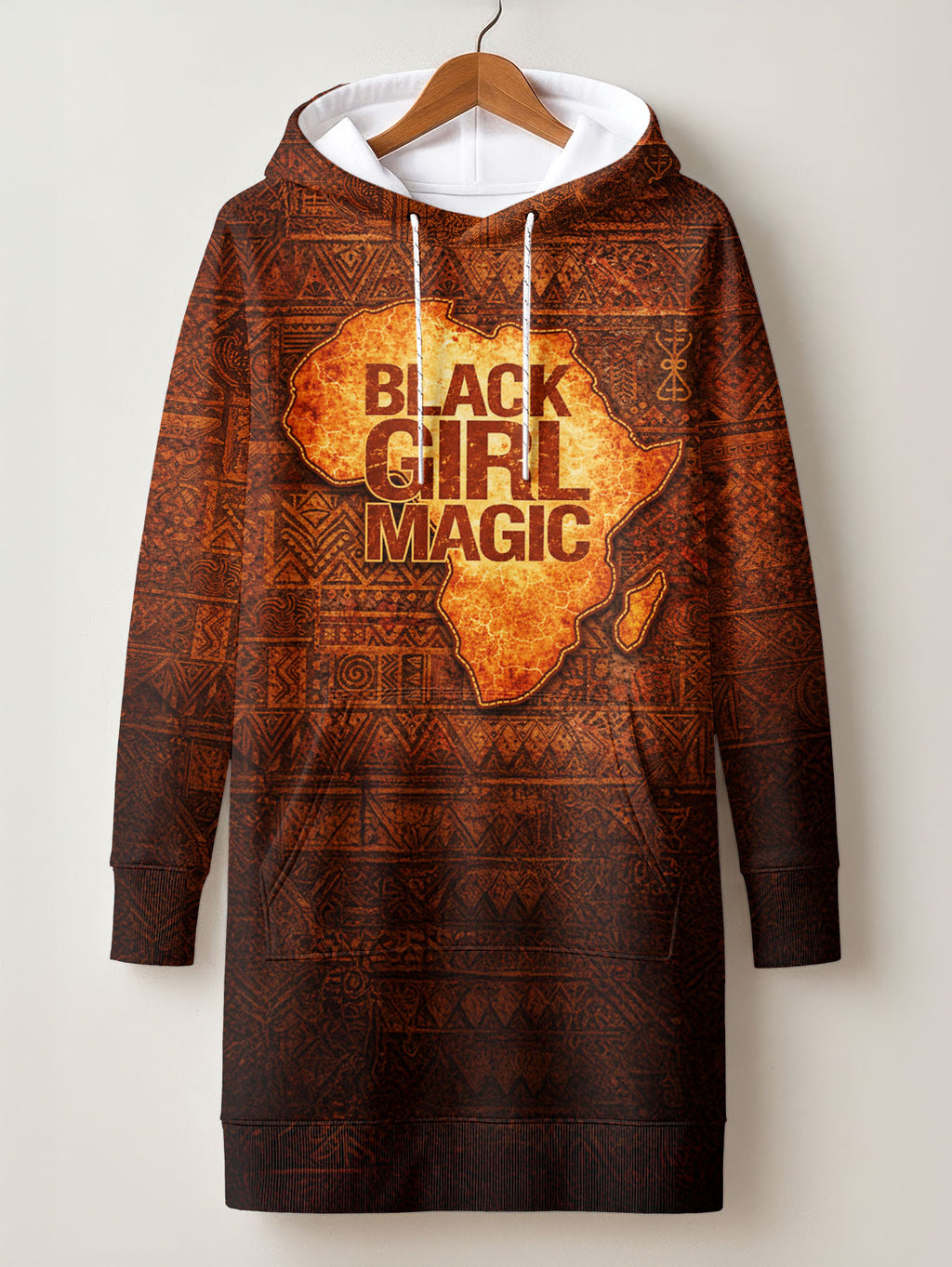 Black Girl Magic Hoodie Dress