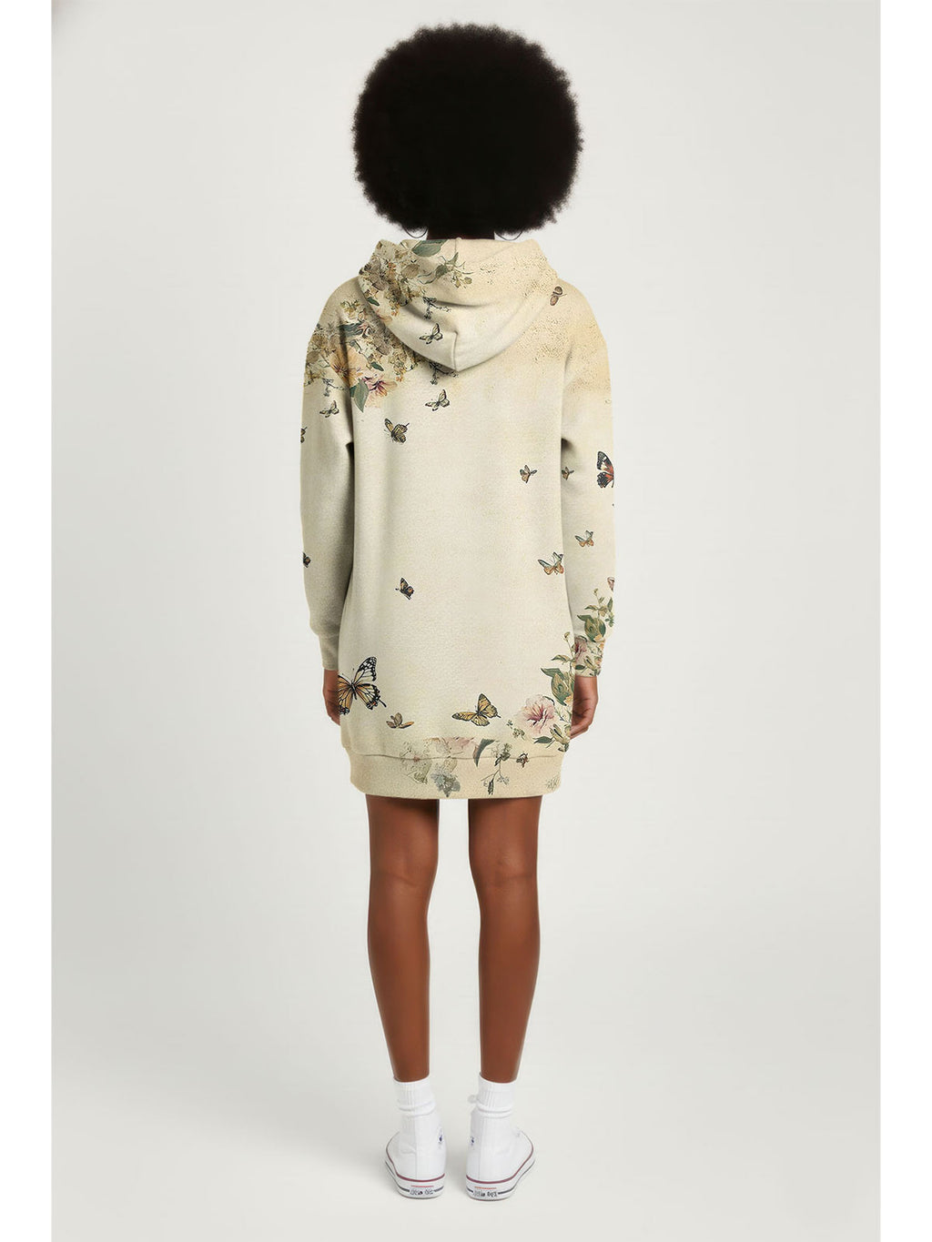 Gorgeous Black Queen Hoodie Dress