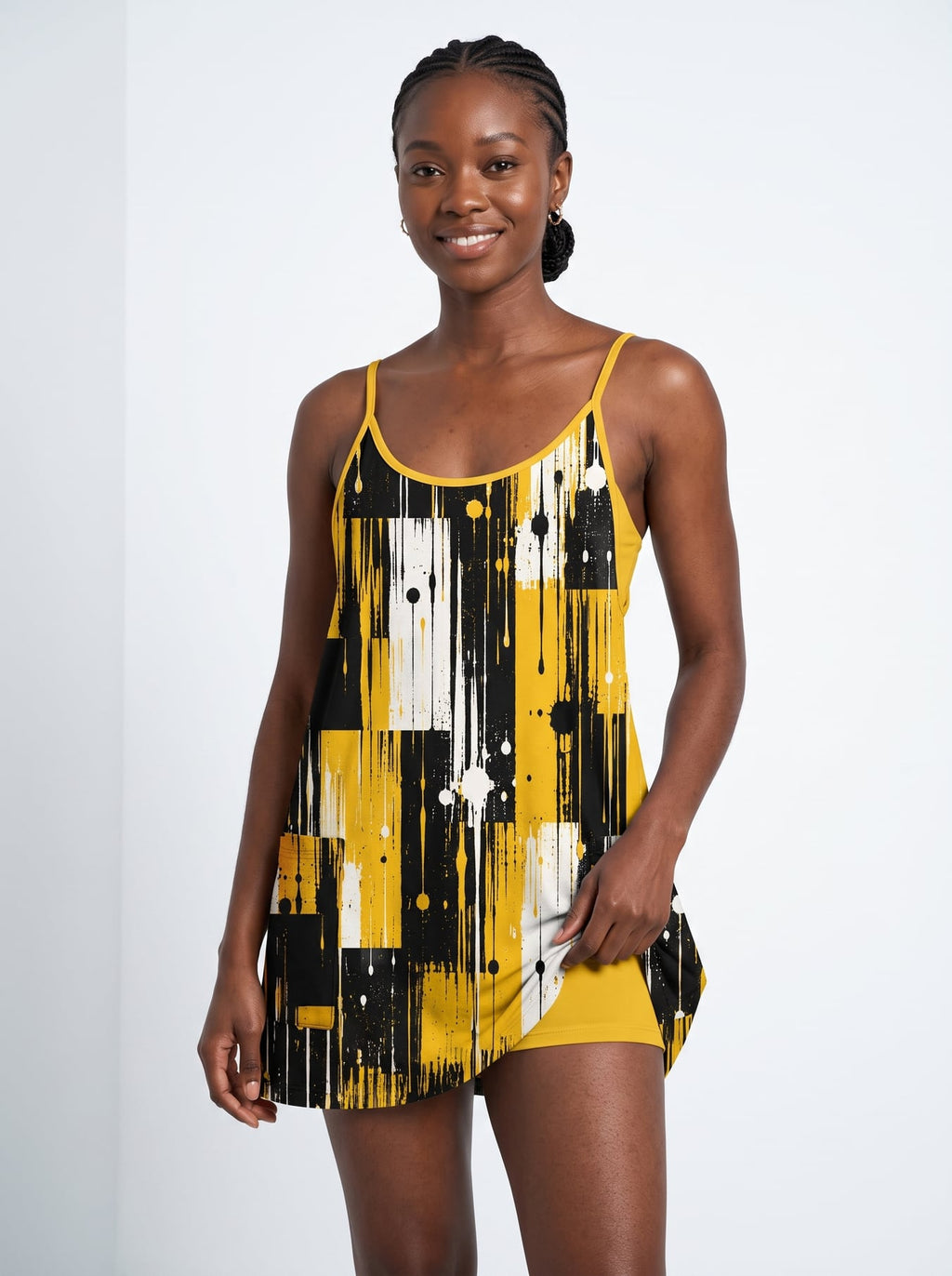 "Mvua" Built-in Mini Dress