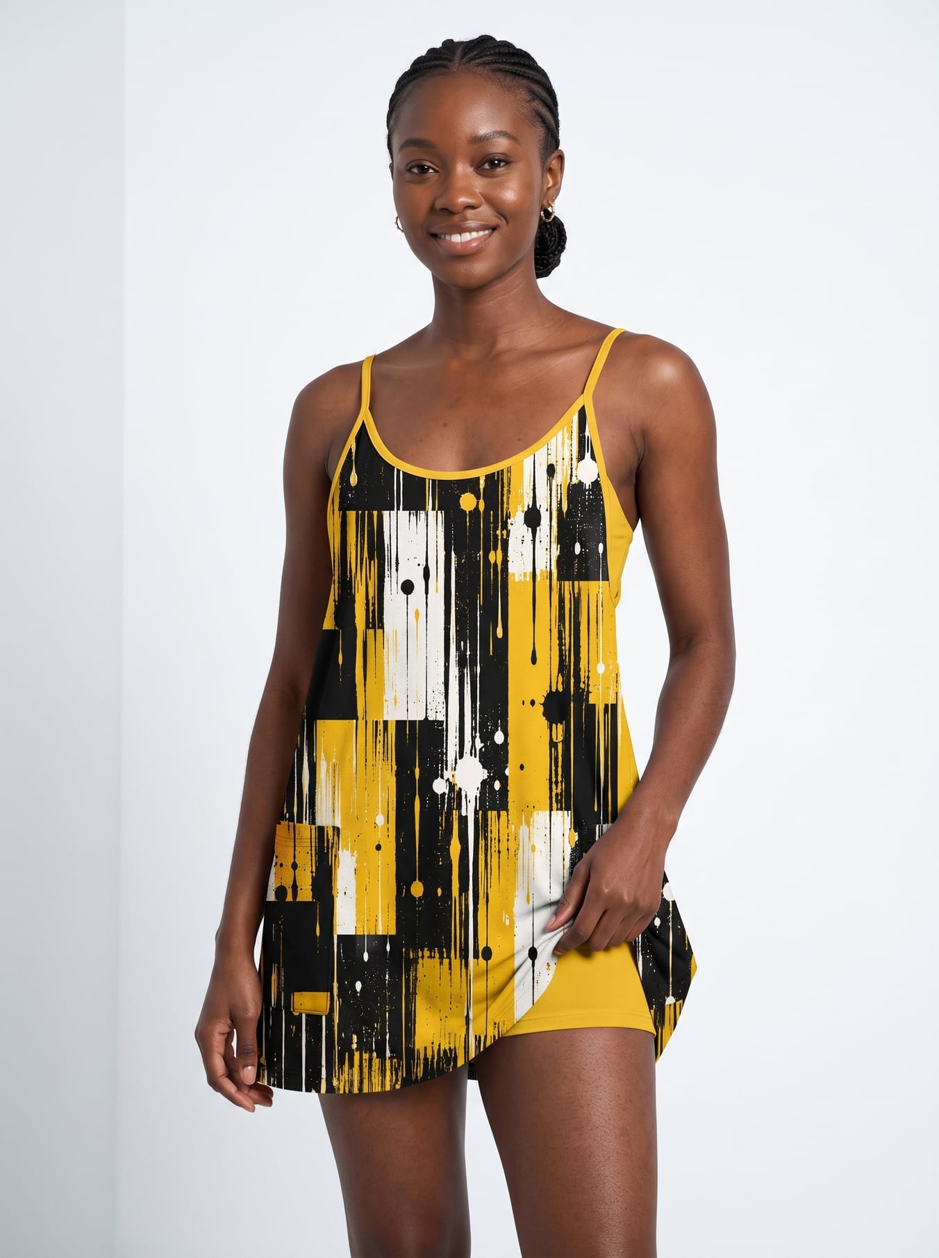 "Mvua" Built-in Mini Dress