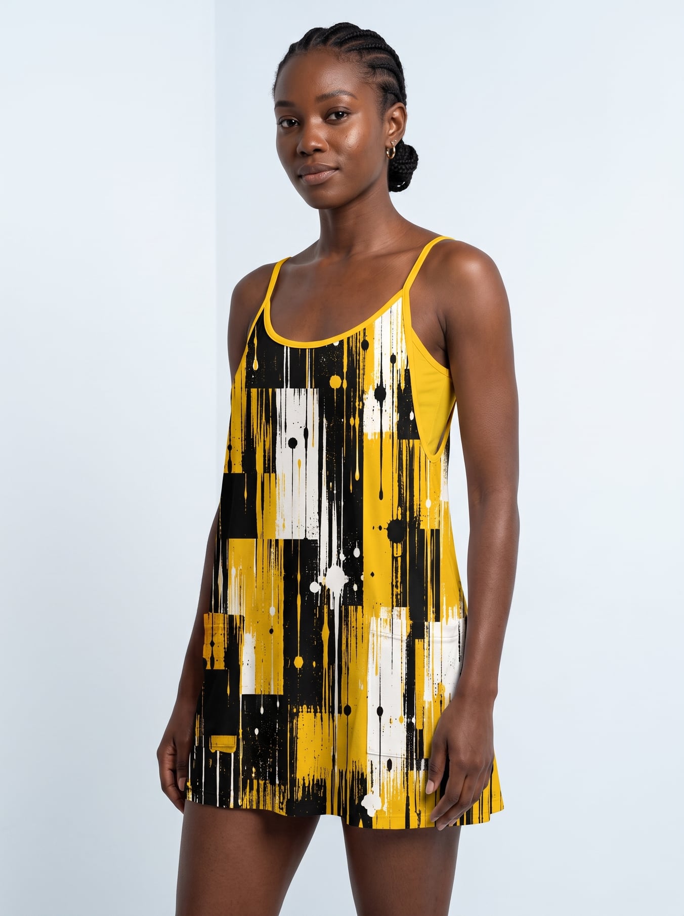 "Mvua" Built-in Mini Dress