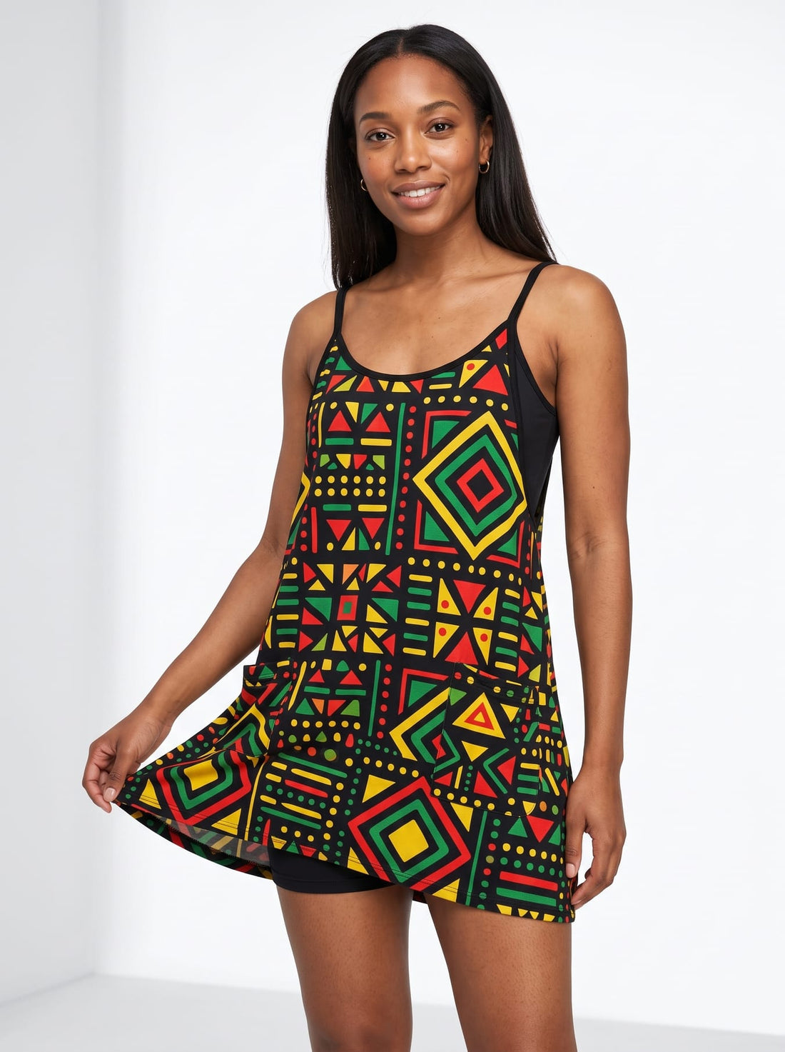 "Nairobi" Built-in Bra Mini Dress