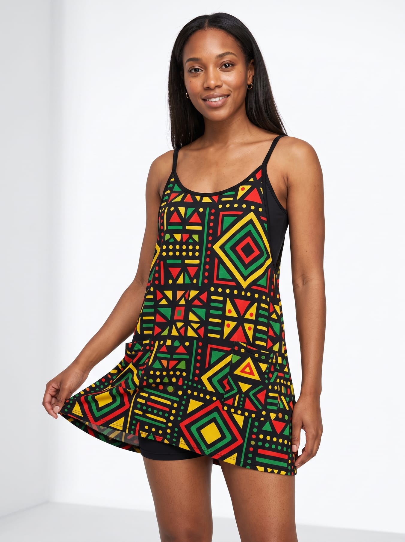"Nairobi" Built-in Mini Dress