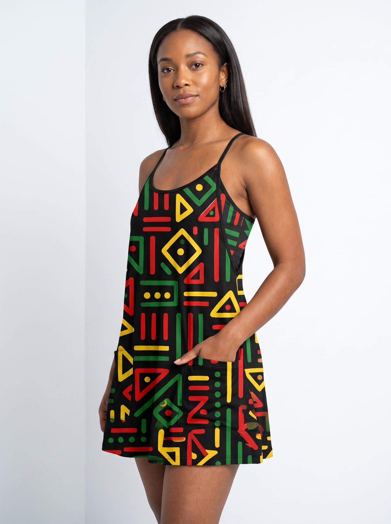 "Nairobi" Built-in Mini Dress