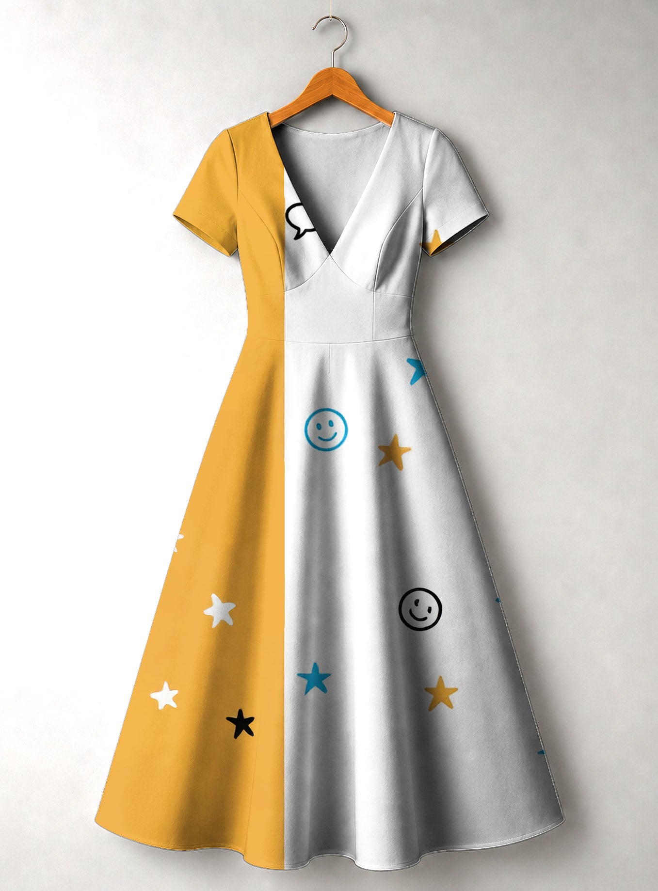 Feeling Blacknificient Short Sleeve Maxi Dress