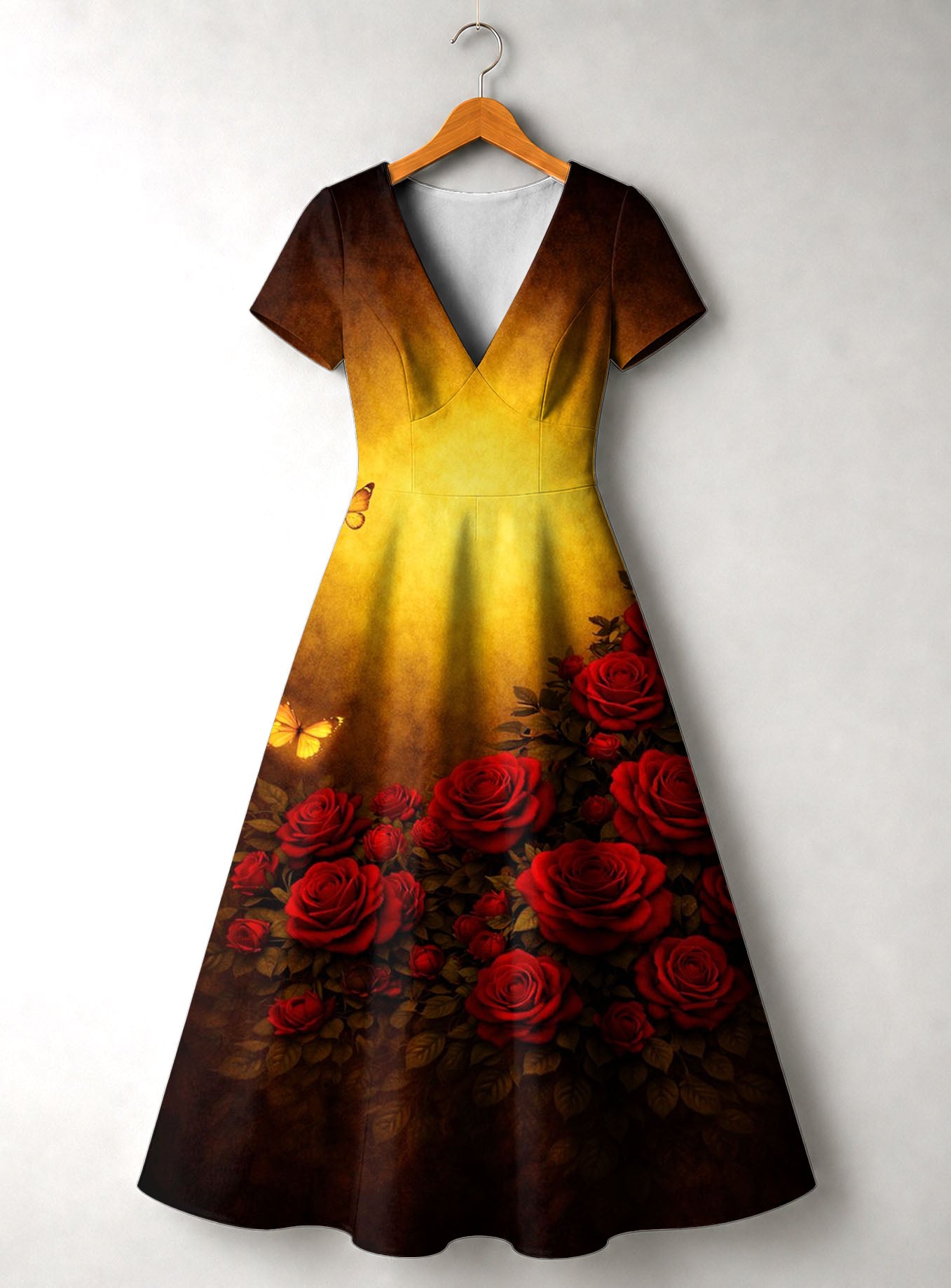 Thorn Short Sleeve Maxi Dress