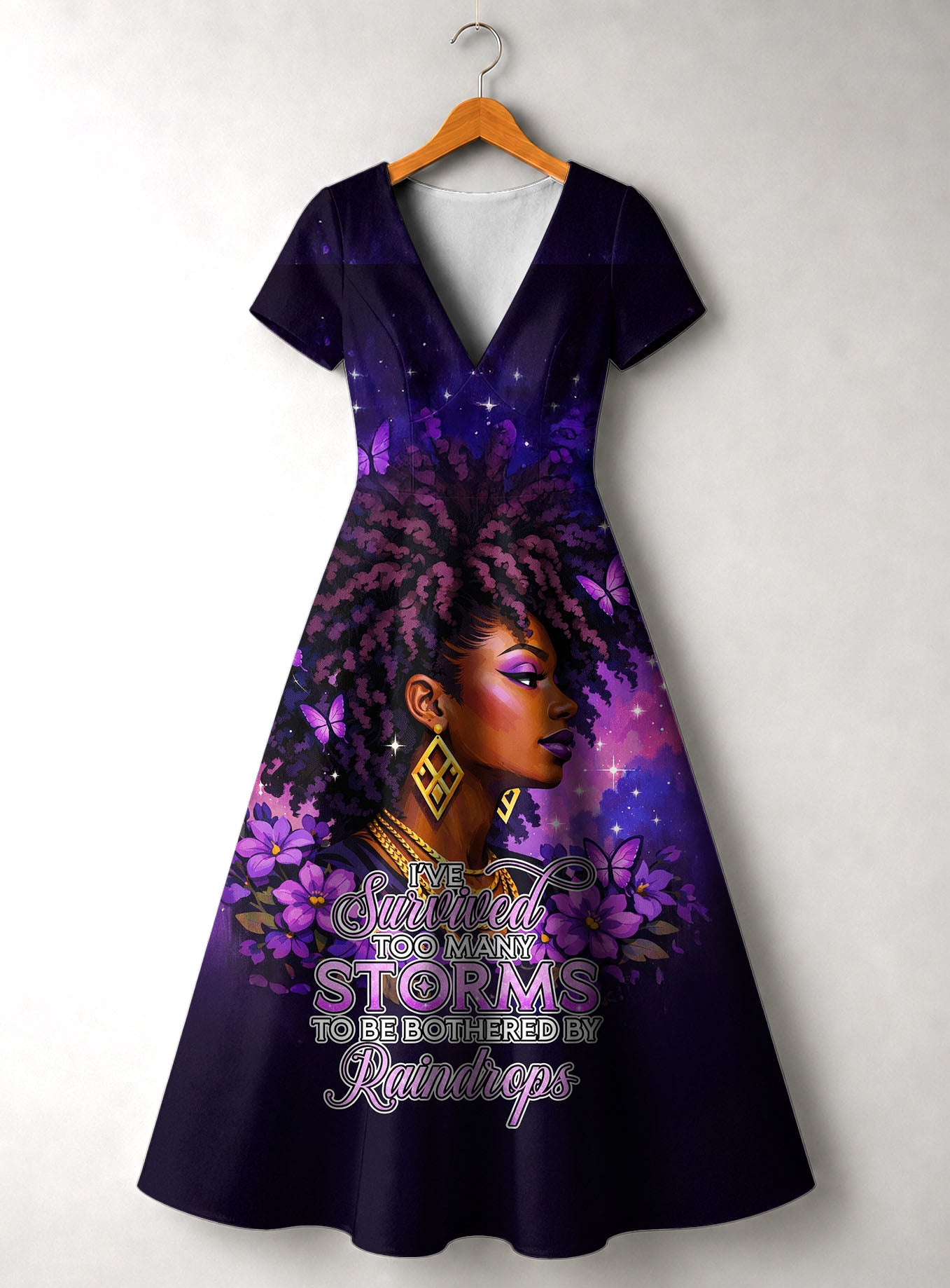 Storm Short Sleeve Maxi Dress