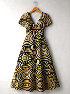 Sahara Short Sleeve Maxi Dress