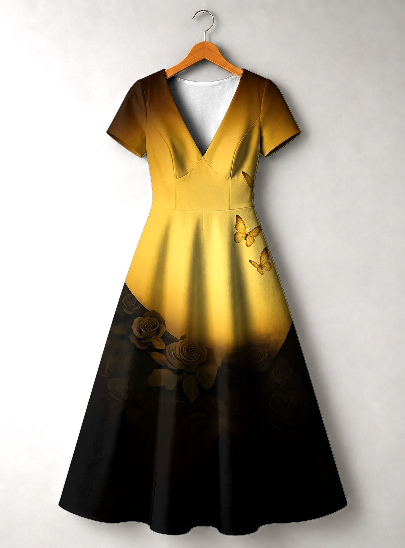 "Selah" Short Sleeve Maxi Dress