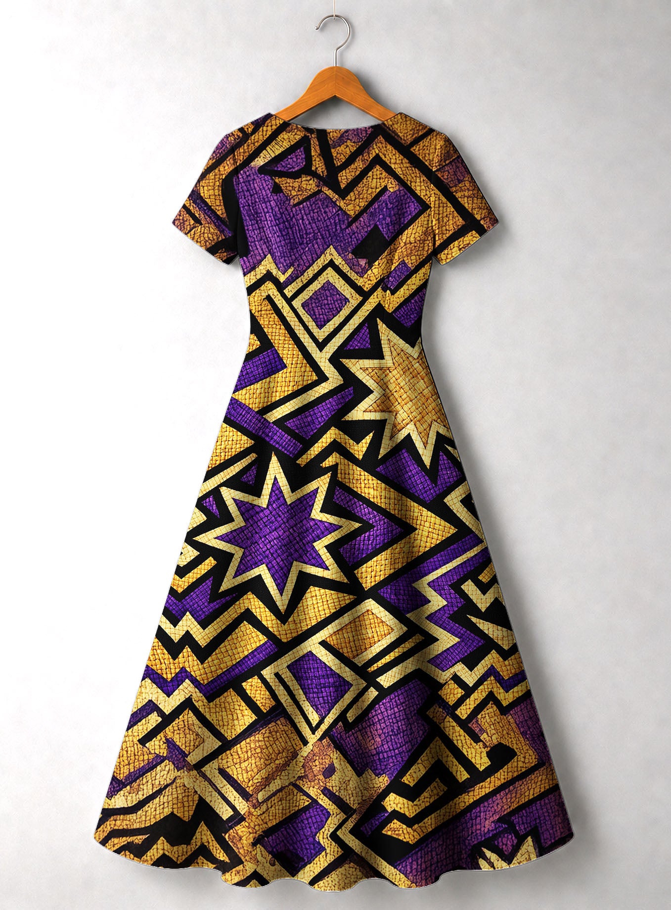 Sheba Short Sleeve Maxi Dress