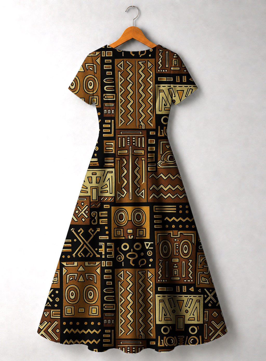 Sankofa Short Sleeve Maxi Dress