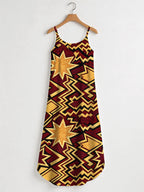 Burgundy Sheba Maxi Dress