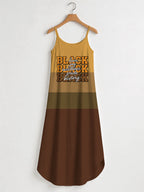 Black Excellence Maxi Dress