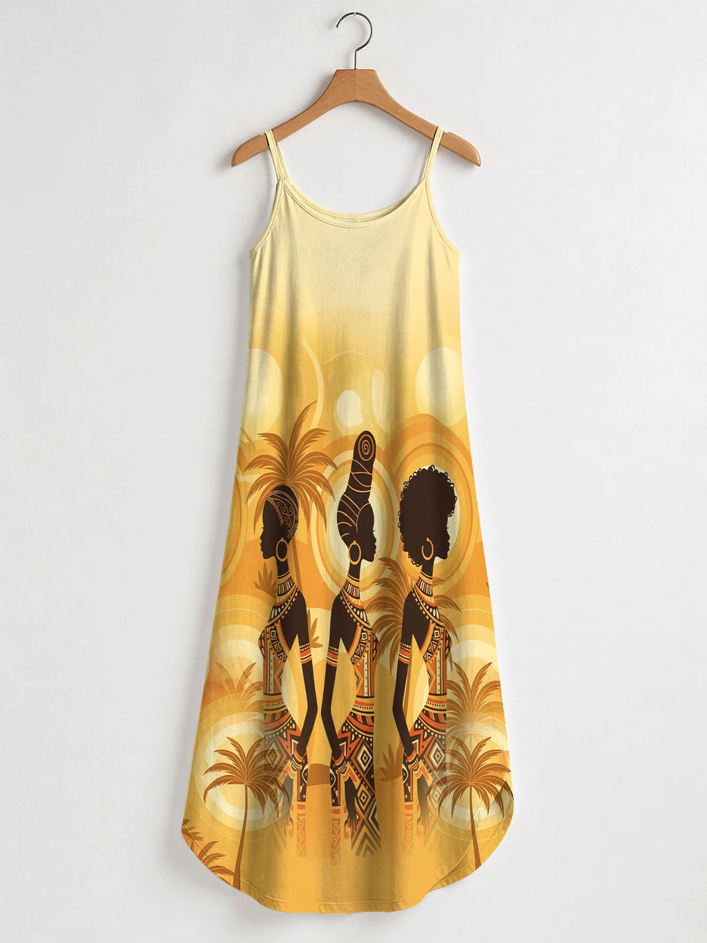 Ancestral Flame Maxi Dress