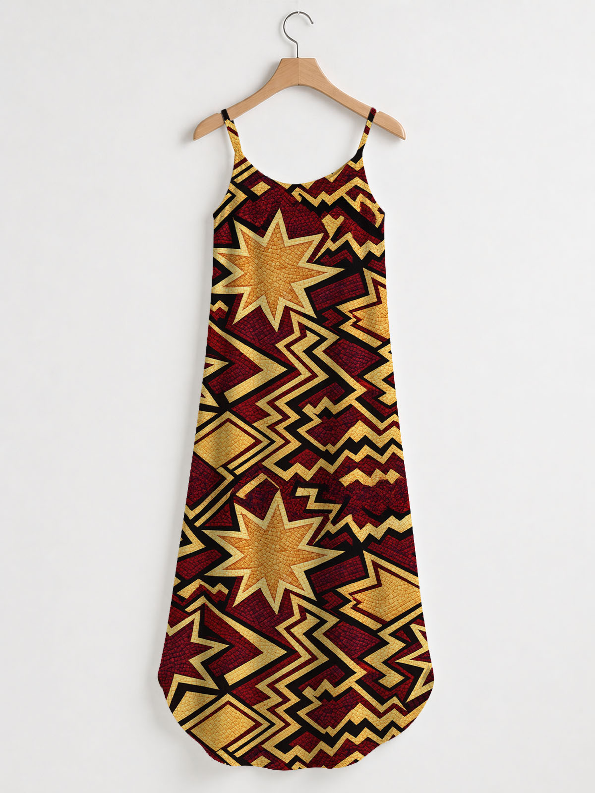 Burgundy Sheba Maxi Dress