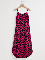 "Unstoppable" Pink Leopard Maxi Dress