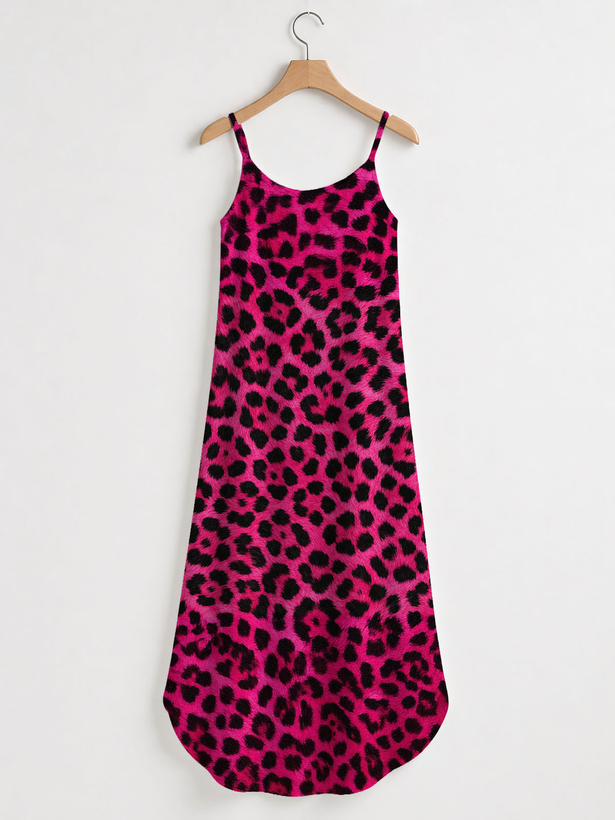 "Unstoppable" Pink Leopard Maxi Dress