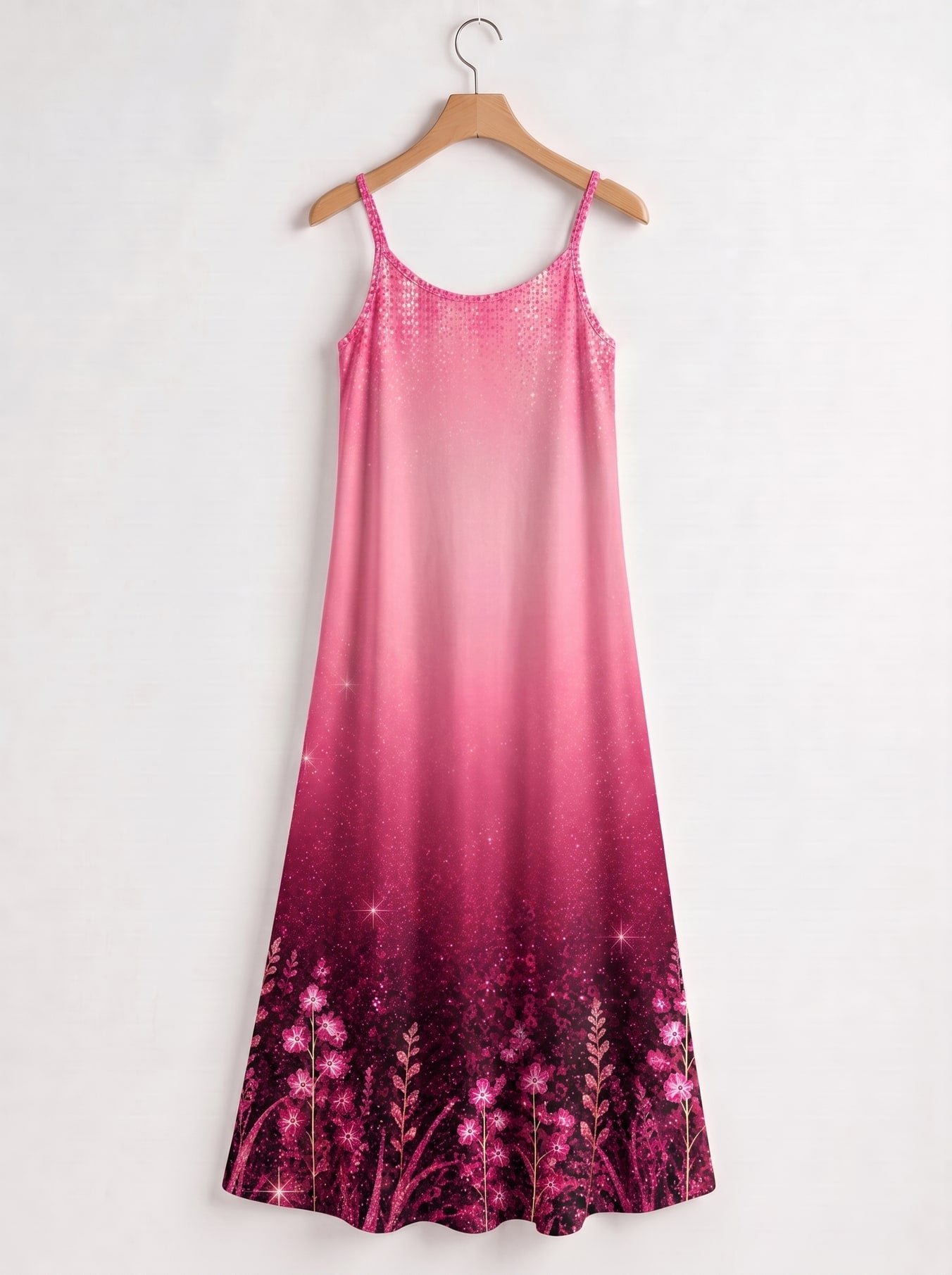 "August Queen Pink" Maxi Dress