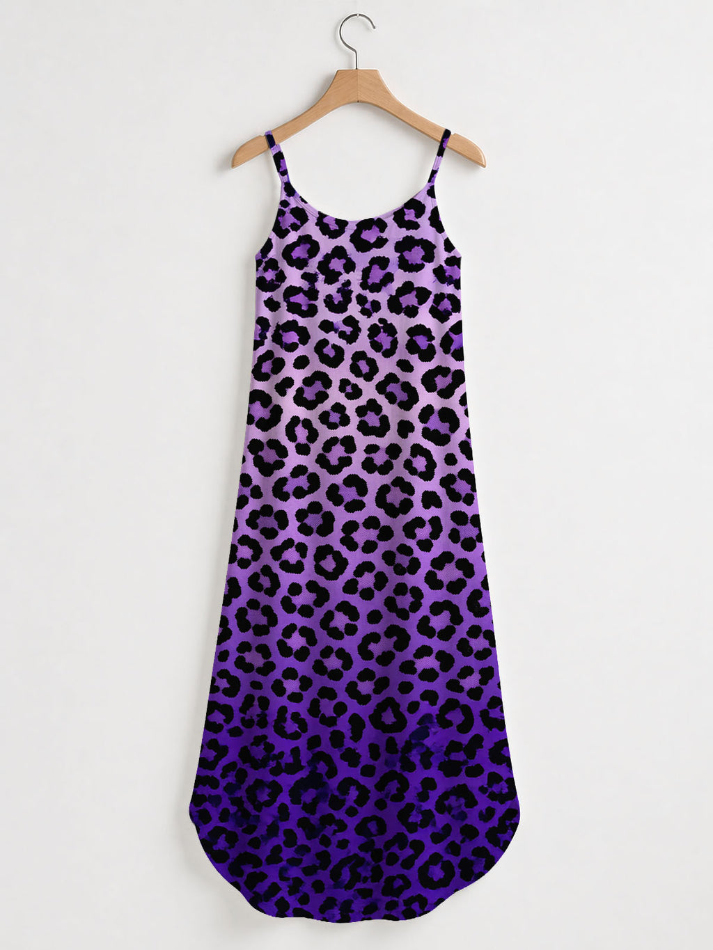 "Unstoppable" Amethyst Leopard Maxi Dress