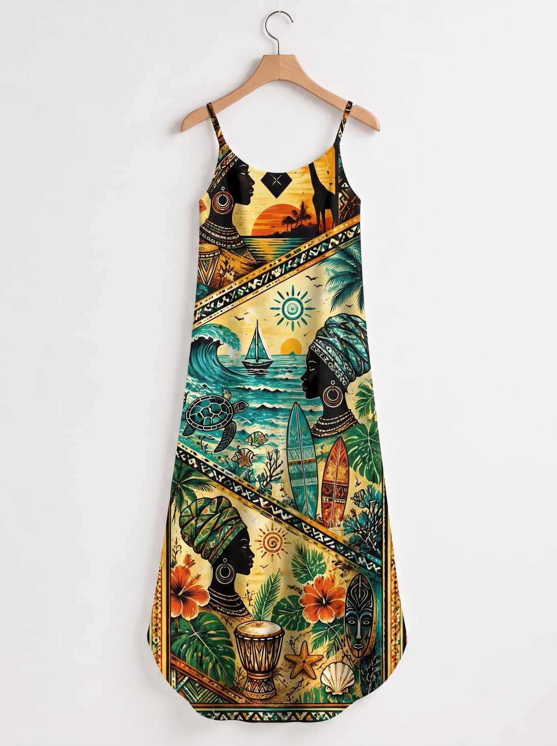 "Safari" Maxi Dress
