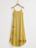 Yellow Orchid Maxi Dress