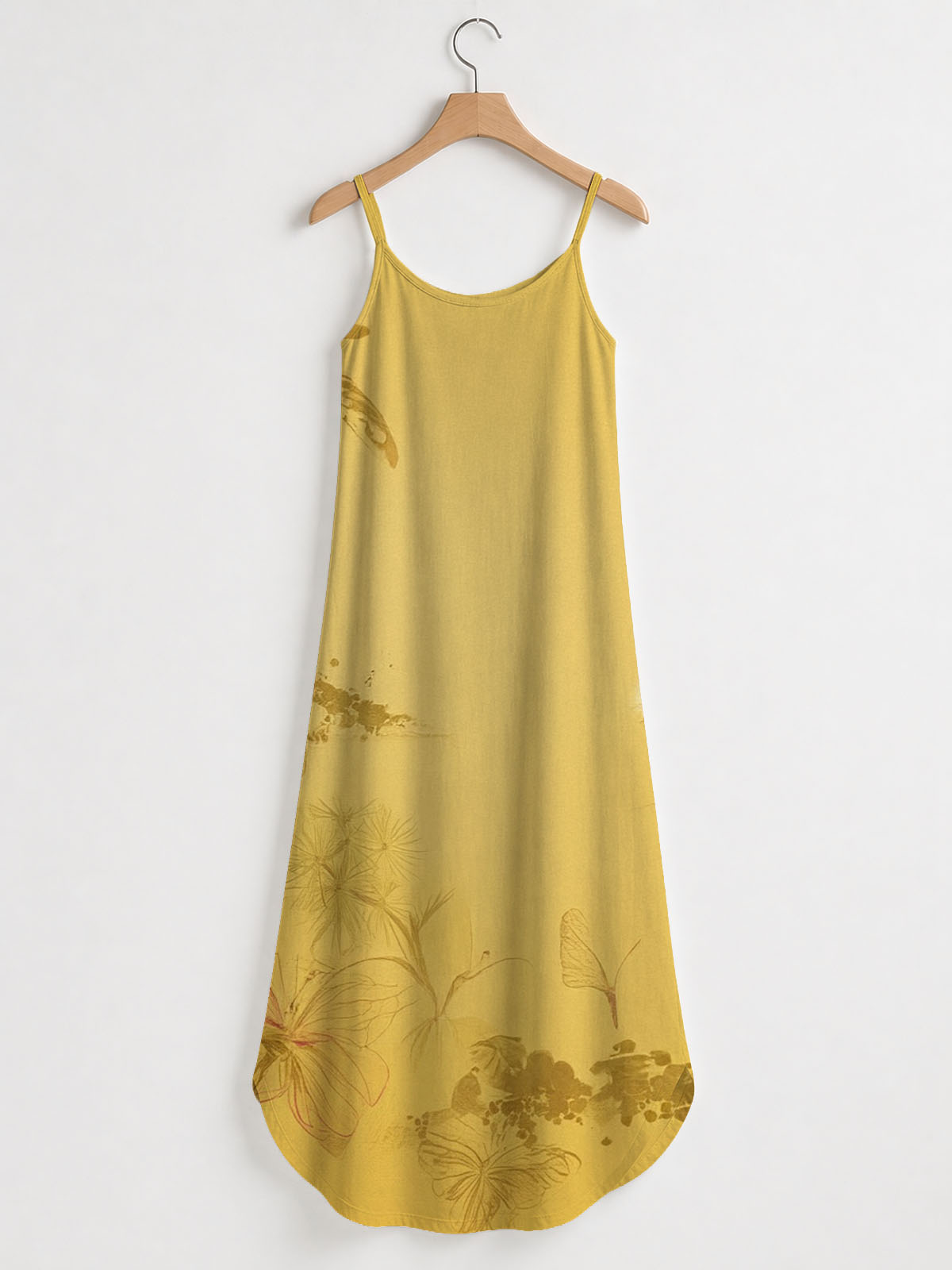 Yellow Orchid Maxi Dress