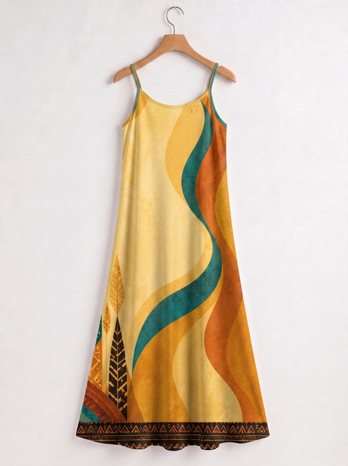 "August Queen Best Life" Maxi Dress