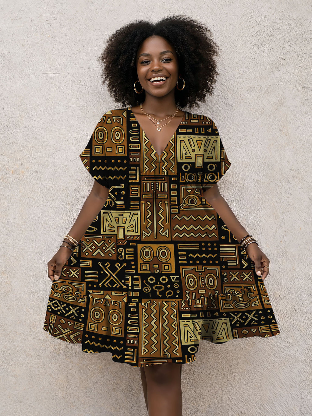 "Sankofa" Floral Dress