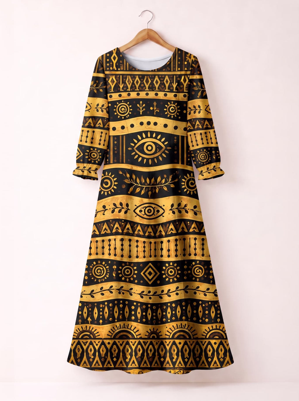 Baraka Long Sleeve Maxi Dress