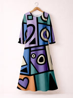 "Sanaa" Long Sleeve Maxi Dress Promo