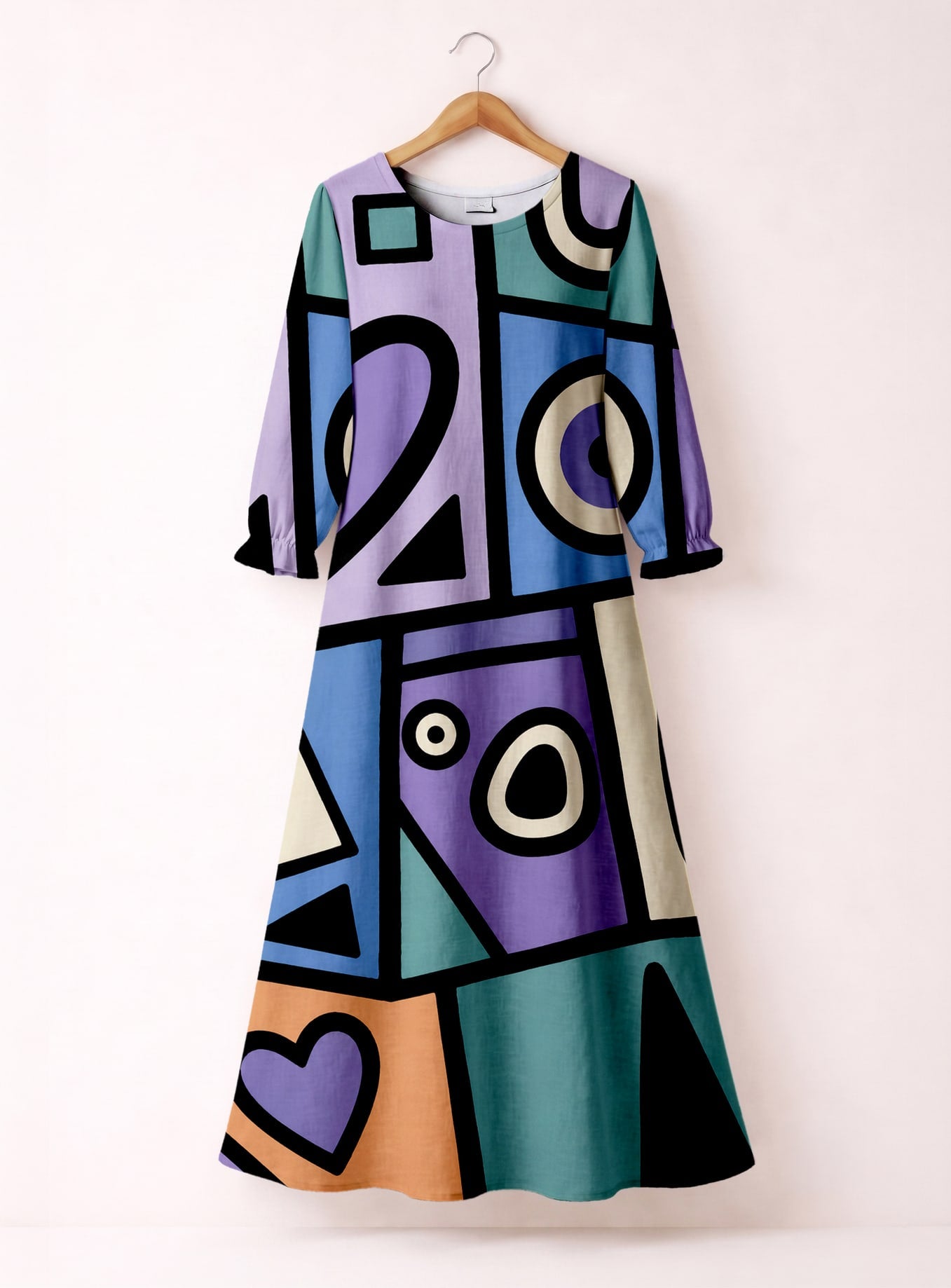 "Sanaa" Long Sleeve Maxi Dress
