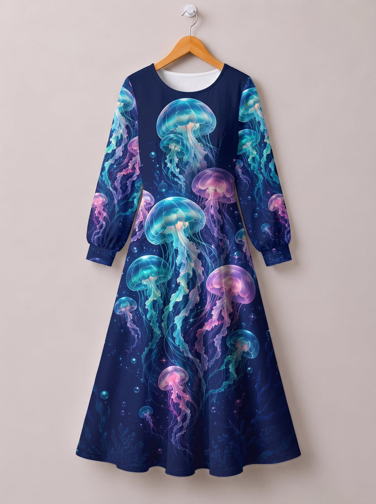 "Bahari" Long Sleeve Maxi Dress Promo