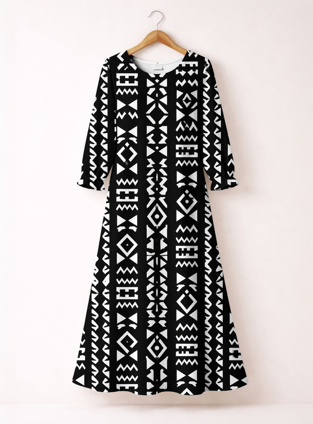 "Kuba" Long Sleeve Maxi Dress