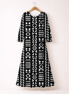 "Kuba" Long Sleeve Maxi Dress