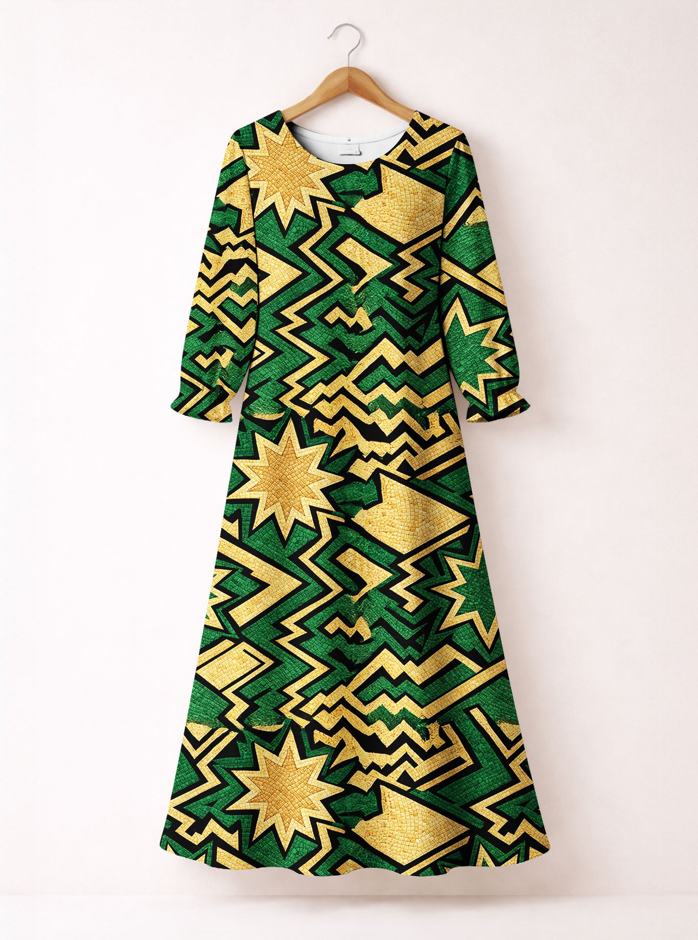 Emerald Sheba Long Sleeve Maxi Dress