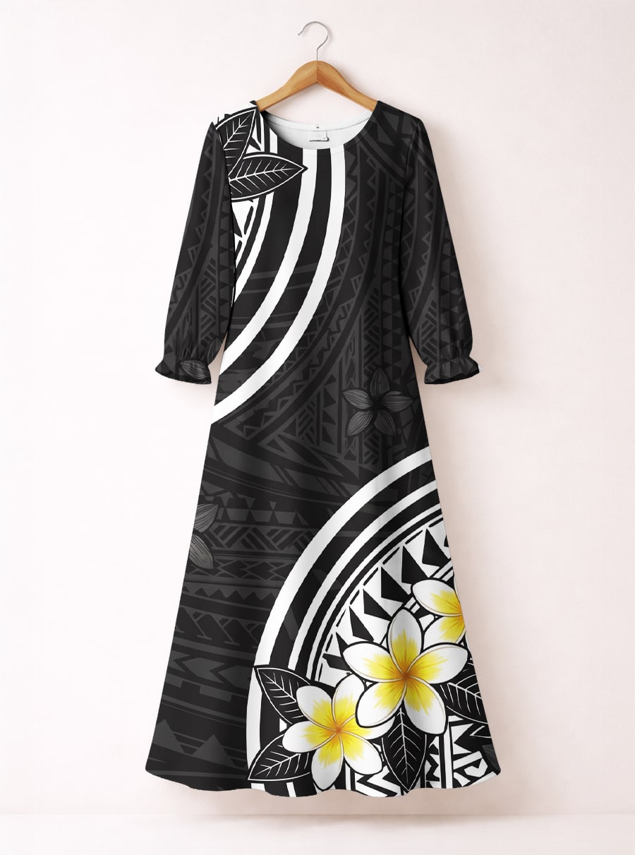 "Melia" Long Sleeve Maxi Dress