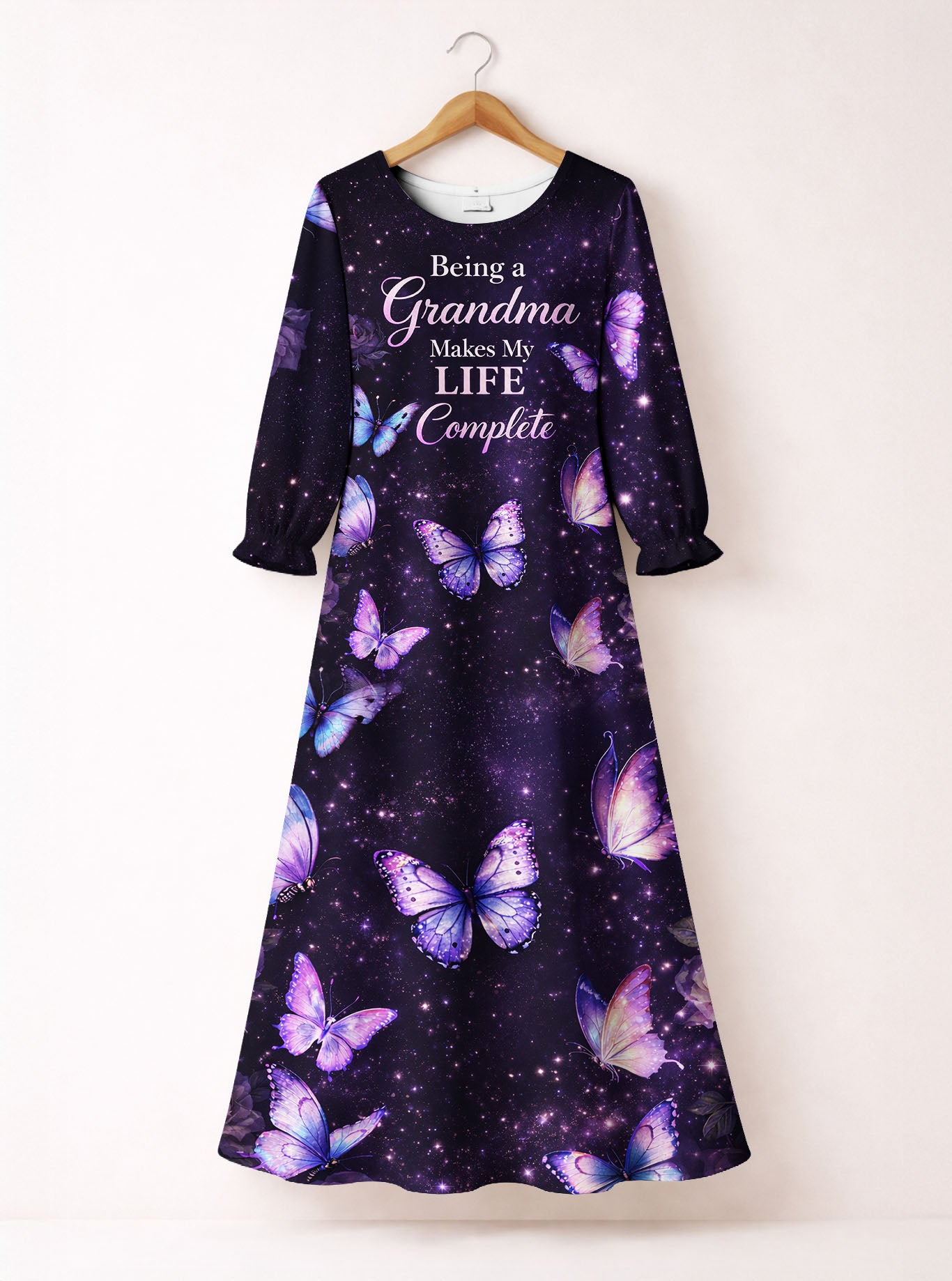 "Nyamekye" Long Sleeve Maxi Dress