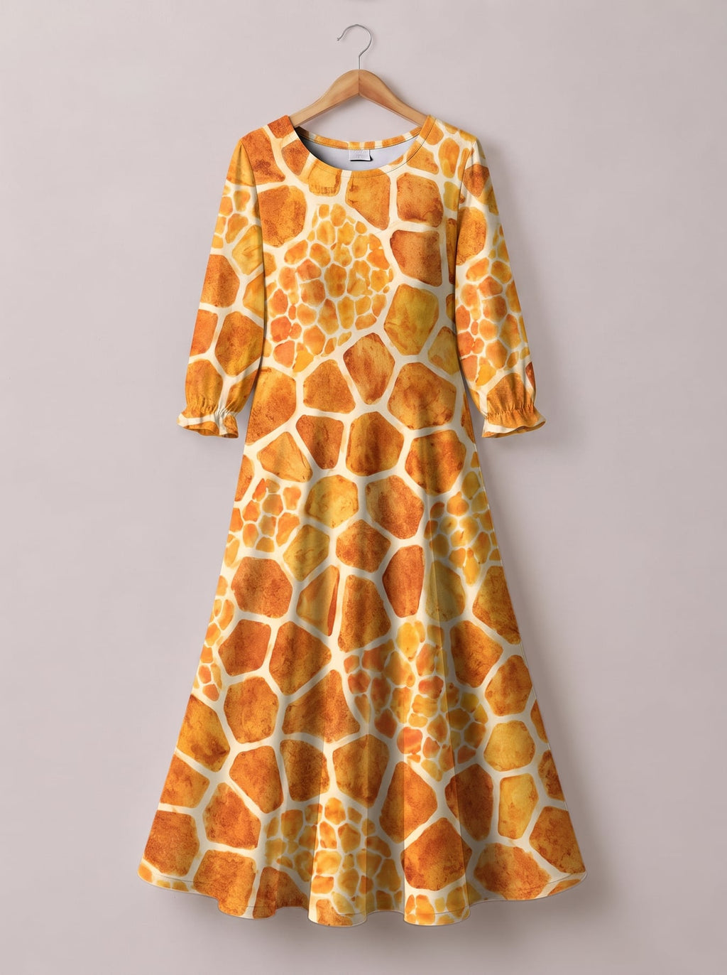 "Twiga" Long Sleeve Maxi Dress