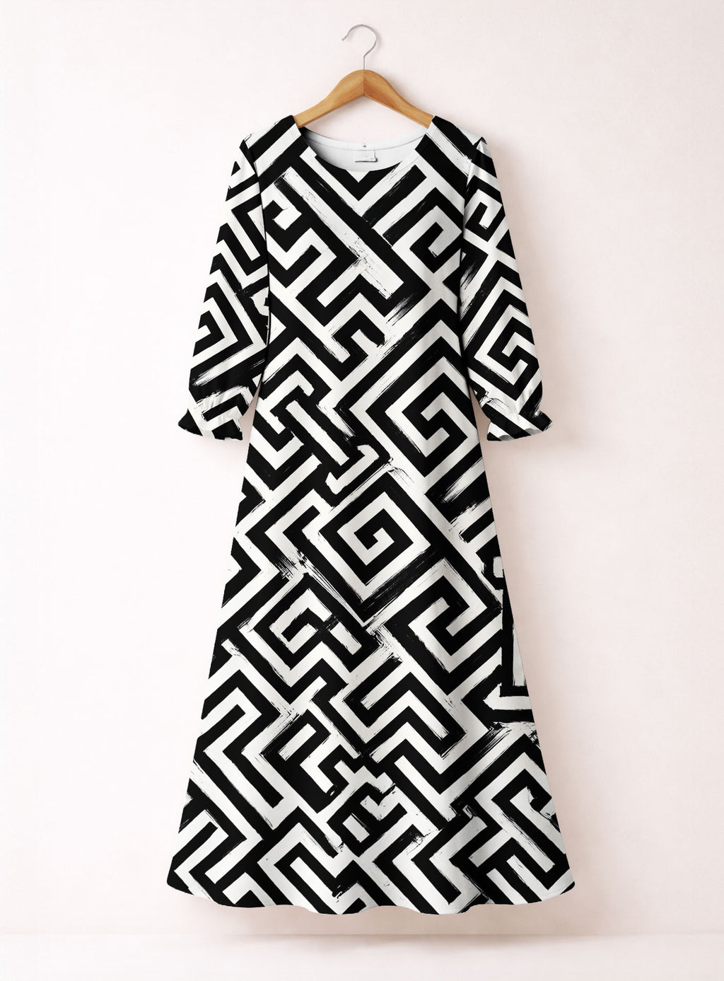 "Zamu" Long Sleeve Maxi Dress