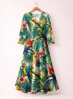 "Peponi" Long Sleeve Maxi Dress