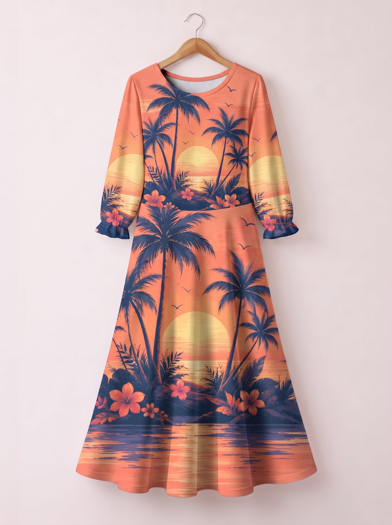 "Machweo" Long Sleeve Maxi Dress
