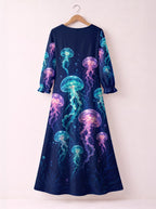 "Bahari" Long Sleeve Maxi Dress Promo