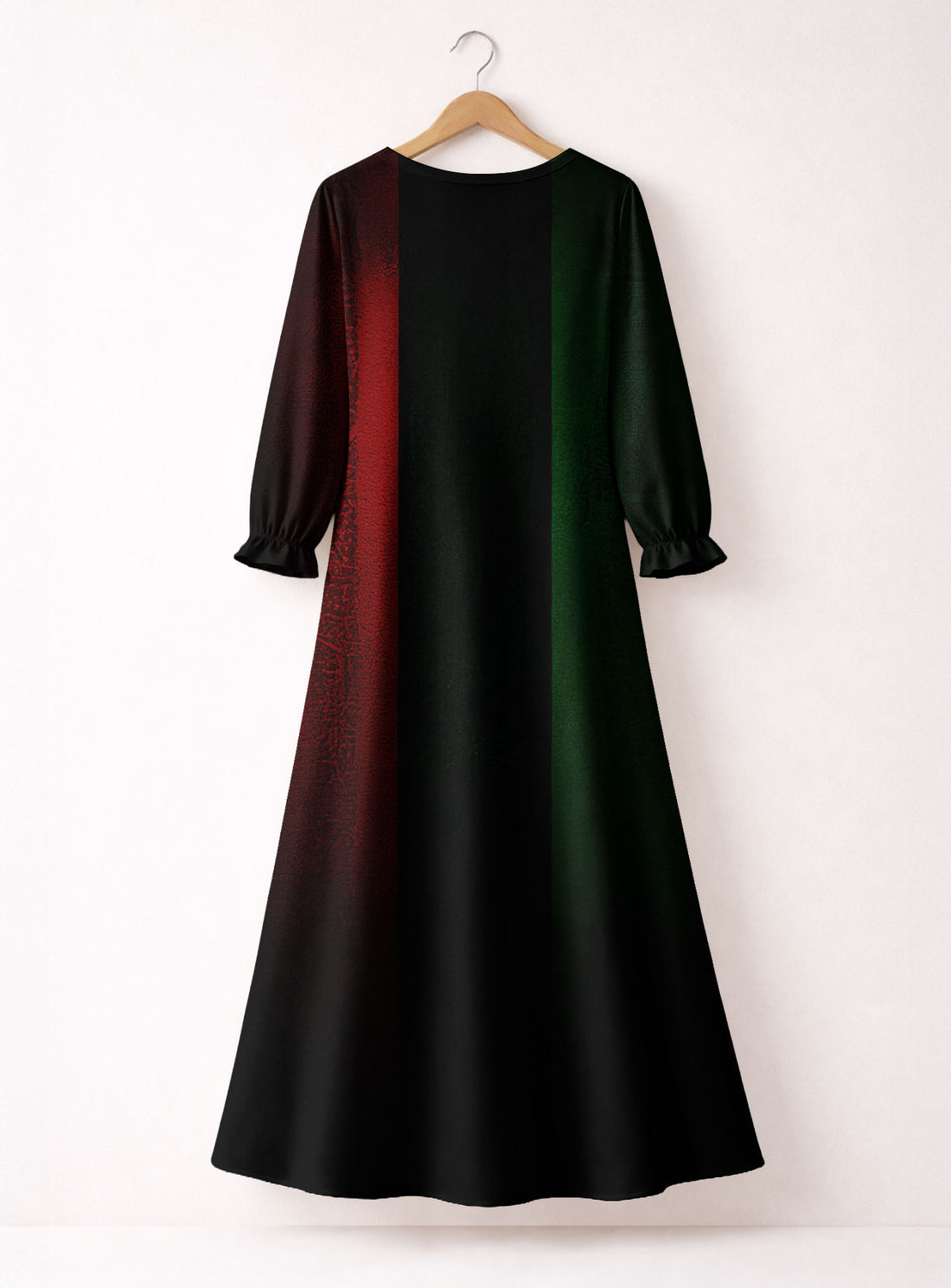 "Nguvu" Long Sleeve Maxi Dress