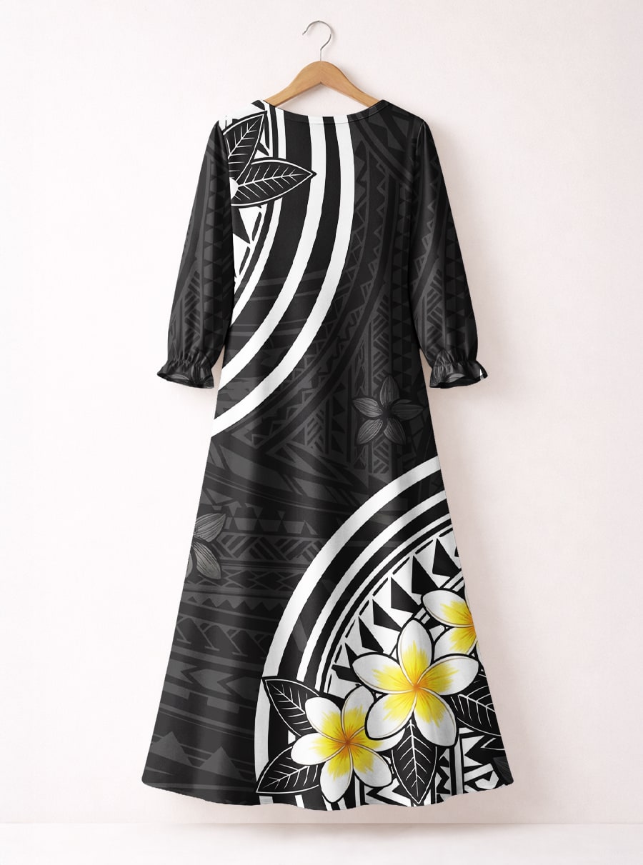 "Melia" Long Sleeve Maxi Dress