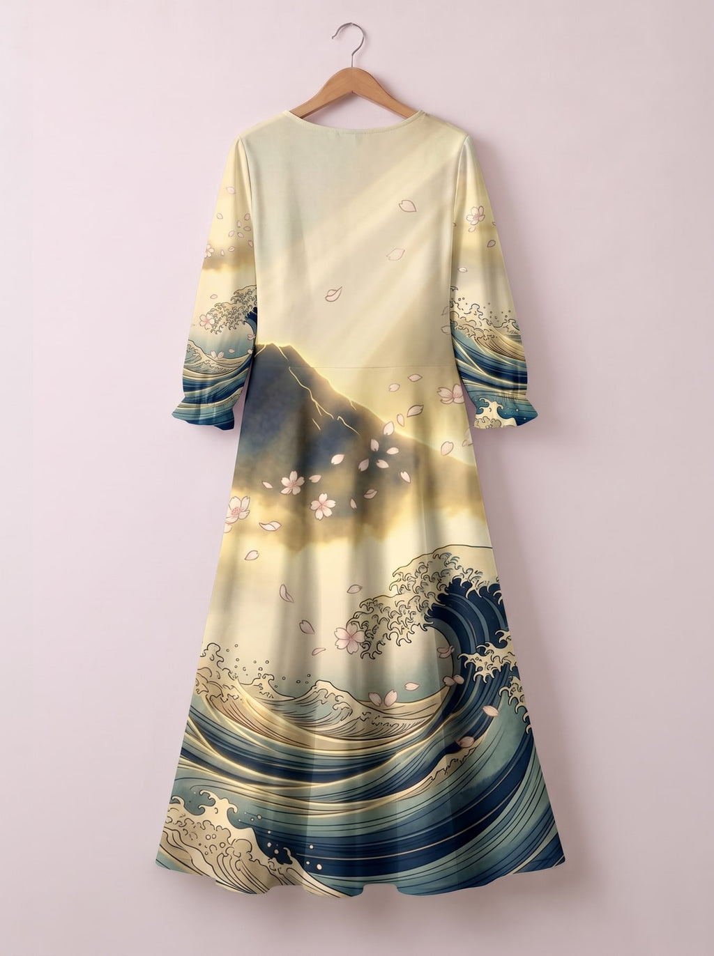 "Wimbi" Long Sleeve Maxi Dress Promo