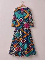 "Nuru" Long Sleeve Maxi Dress